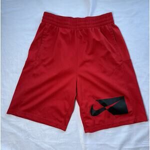 Nike Youth Red Dri-FIT training shorts Size Large Boys